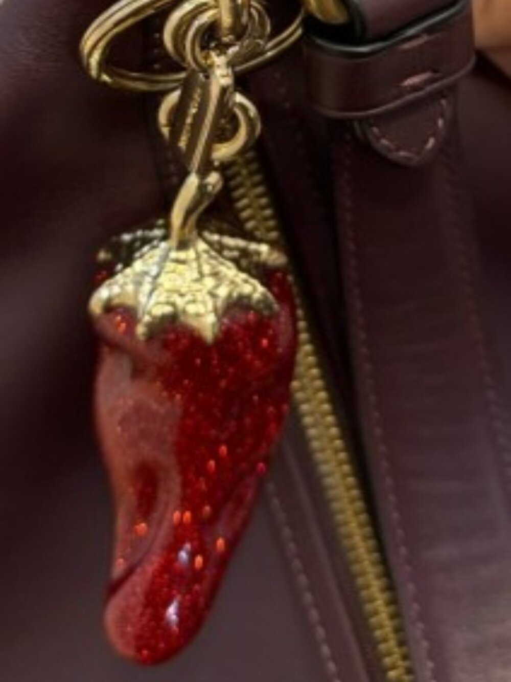 Coach Chili Pepper Bag Charm CER94 - Picture 5 of 6